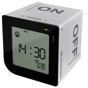 Часы настольные Bresser FlipMe Alarm Clock серебристый