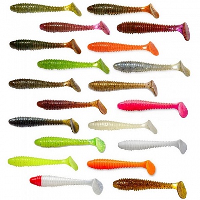 Виброхвост Crazy Fish Vibro fat 4" 14-100