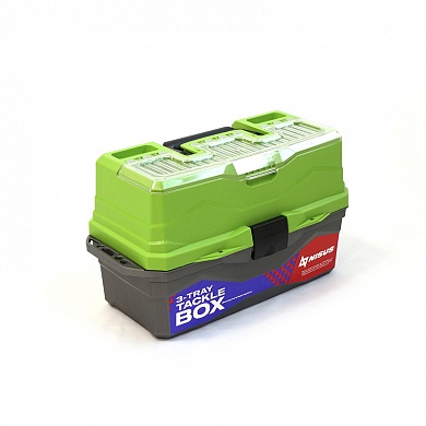 Ящик для снастей Tackle Box трехполочный NISUS зеленый  N-TB-3-G