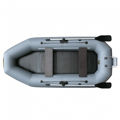 Надувная ПВХ лодка Лидер Компакт-300 Gray с транцем