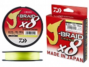 Леска плетеная DAIWA J-Braid Grand x8 Yellow