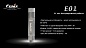 Компактный фонарь Fenix E01 Black